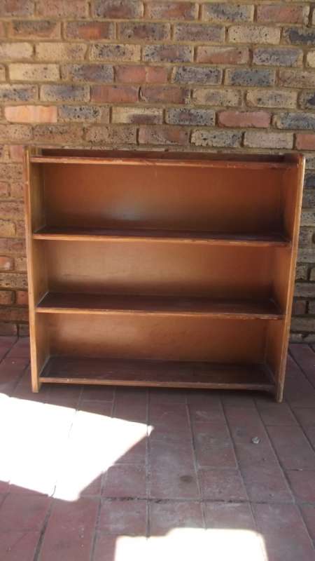 Two old bookcases