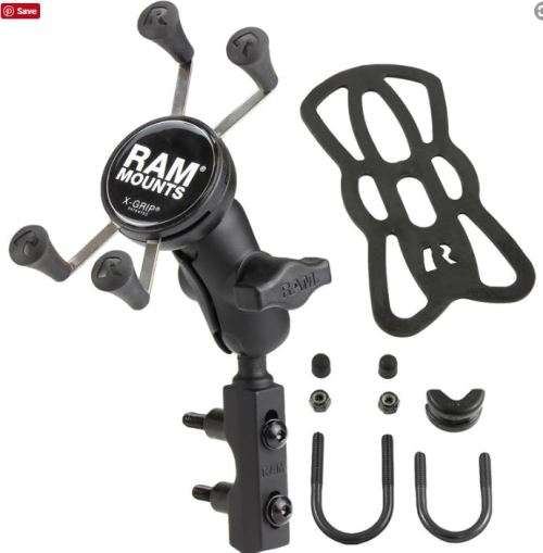 Cell phone or GPS mount - RAM Brake/Clutch Reservoir Mount and Universal RAM