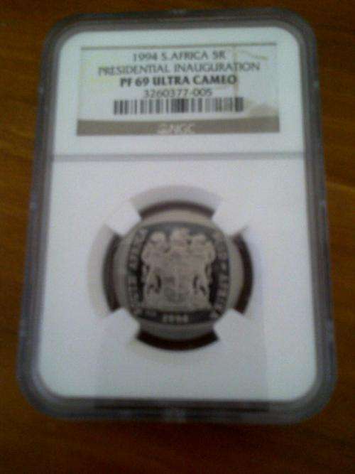 PF69 Ultra Cameo INAUGURATION R5 2nd Highest Grade