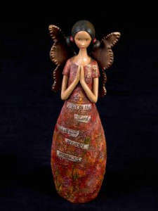 ANGEL PRAYING - ORNAMENT (24cm high)