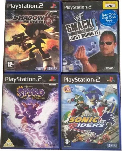 ASSORTED PS2 GAMES (4 GAMES)