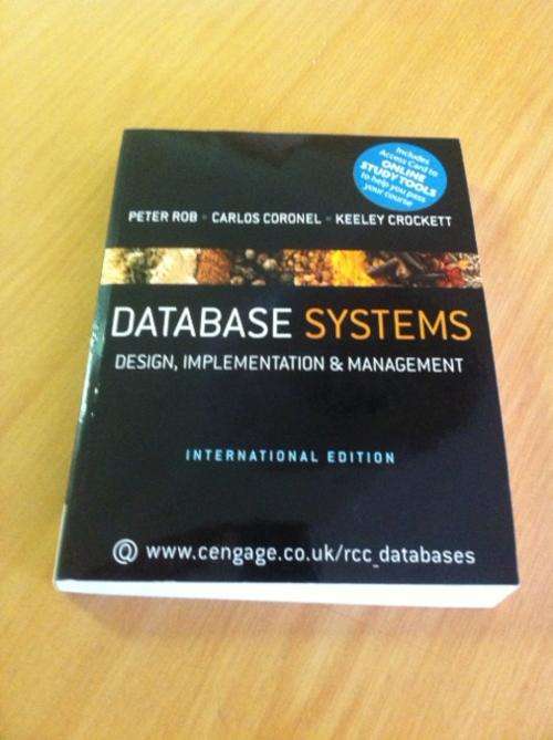 Database systems design, implementation and management.