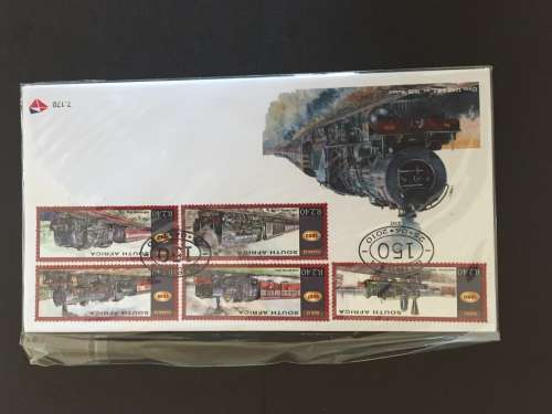 RSA FDC 7.170 and 7.171 SA Railways 150 Years