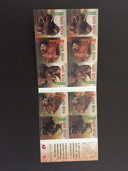 RSA Big Five Stamp Booklet