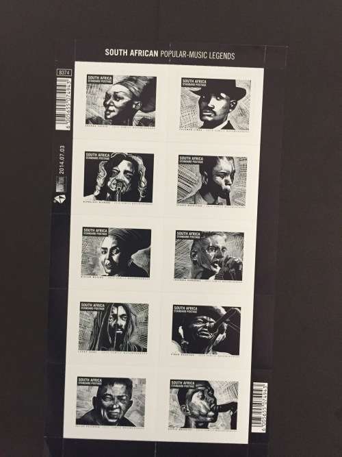 RSA Stamps Musicians 2014 Issue MInt