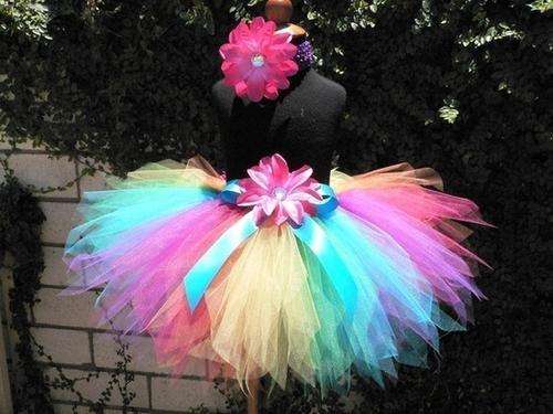 Rainbow tutu skirt