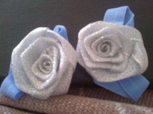 Silver Rose Barefoot sandals!