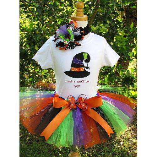 Funky Witch Tutu Sets with Printed shirt - 3 Piece!!!