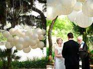 paper lanterns, wedding decor