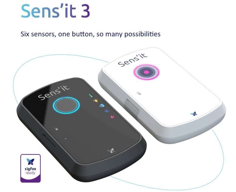 Sigfox Sens`it 3.1 Multi Function IOT 2G Network Sensor White