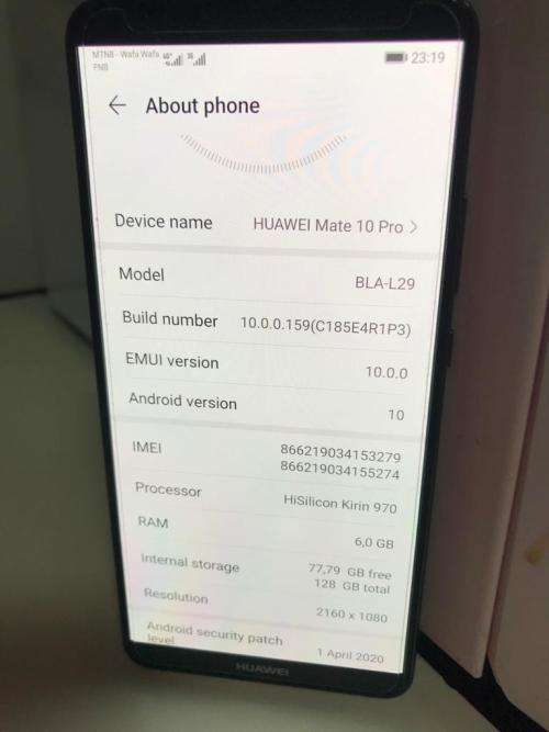 Huawei mate 10 pro