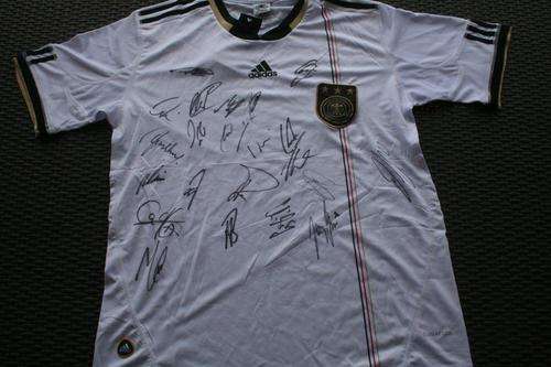 2010 World Cup Soccer Jersey, signed