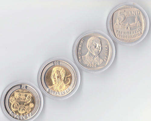 ***4 of the BEST***The Mandela R5 Circulation Collection***Bid per coin