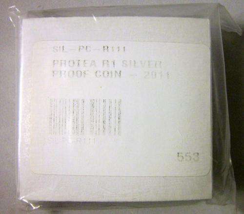 ***2011 Protea Silver PROOF R1 - JM Coetzee***Still Sealed***
