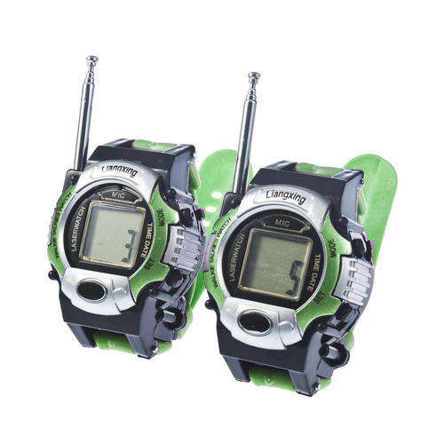 In Stock - Kids Two Way Radio Spy Walkie Talkie Watches - Green