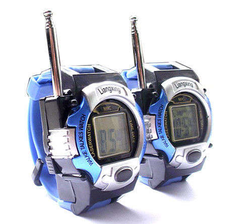 In Stock - Kids Two Way Radio Spy Walkie Talkie Watches - Blue