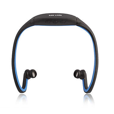 In Stock - Wireless Hands-Free Running Sports MP3 Player - Black/Blue