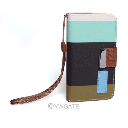 IN STOCK- Blue Black Green Flip Phone Case Pouch With Credit Card Slots iPhone 4 4S