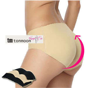 In STOCK - Butt Bum Ass Lift Push Up Panties - Nude/Beige/Skin Colour Size M