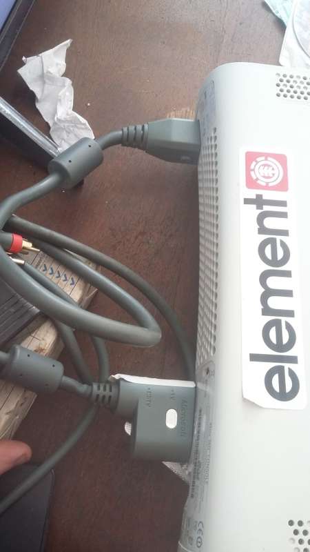 xbox 360 with 2 controllers and all cables and plays pirated games
