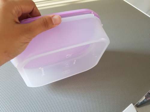 Tupperware Compact 1 Purple Daisy