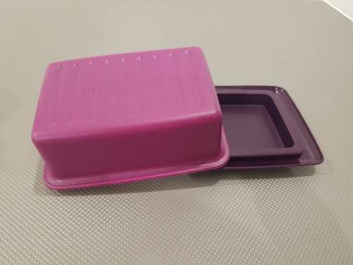 Tupperware Butter dish Purple