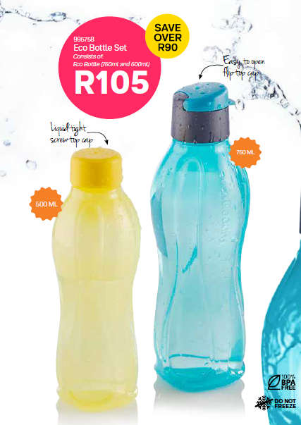 Tupperware Eco Bottle Set