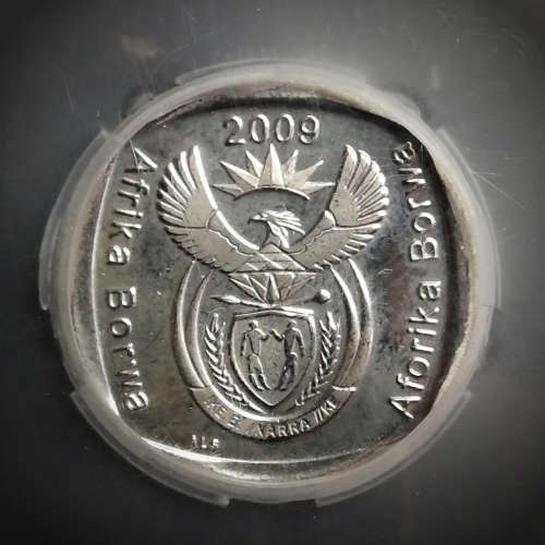2009 S.AFRICA R2 - MINT MARK - PF66 - PROOF OOM PAUL PRESS