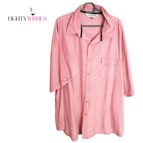 4 x Stone Harbour Men`s Short Sleeve Button Shirt - Size 4XL - Buy Now & Get another 2 For Free