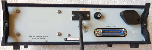 Takeda Riken Programable DC Voltage/Current Reference  Standard