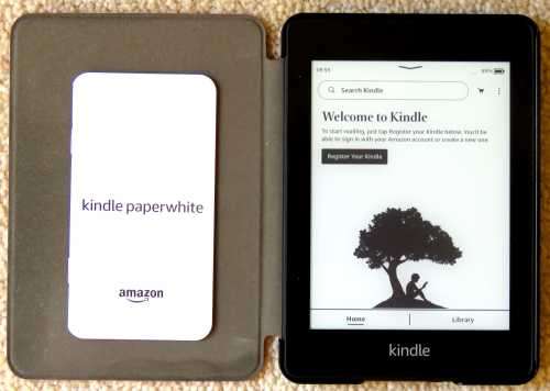KINDLE, 10th gen, Paperwhite with 8 GB memory and magnetic cover