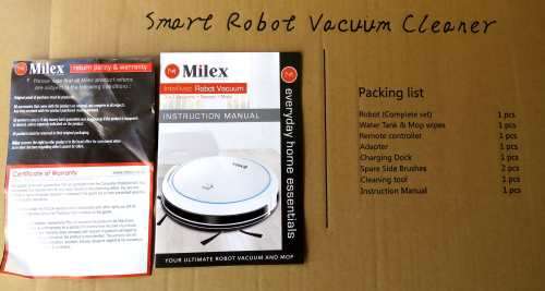 MILEX 3 IN 1  (SWEEP/VACUUM/MOP) ROBOT VACUUM WITH Wi-Fi