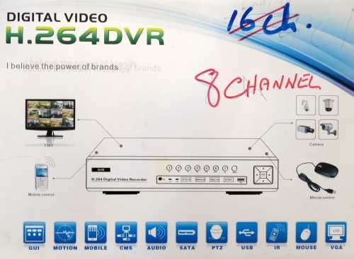 SECURITY DIGITAL VIDEO RECORDER  8 CHANNEL