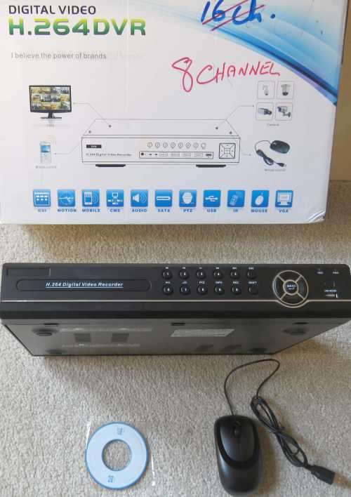 SECURITY DIGITAL VIDEO RECORDER  8 CHANNEL