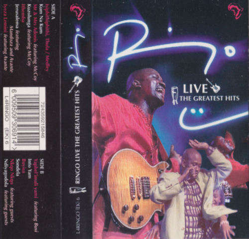 Ringo Madlingozi - Live - Greatest Hits - South African Cassette Tape
