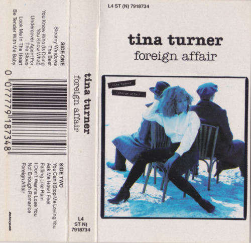 Tina Turner - Foreign Affair - South African Cassette Tape