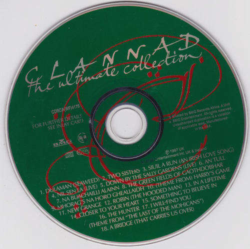 Clannad - The Ultimate Collection CD - CDRCA(WF)4175