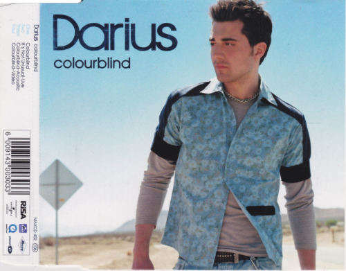 Darius Danesh - Colourblind CD Single - MAXCD402