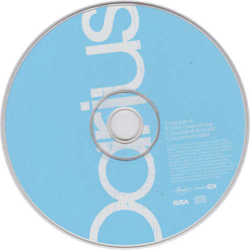 Darius Danesh - Colourblind CD Single - MAXCD402