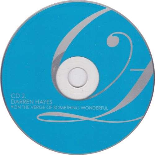 Darren Hayes - On The Verge Of Something Wonderful Import CD Single - CXPOWSUG2