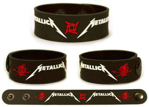 Metallica - Rubber Bangle Bracelet Wristband 1