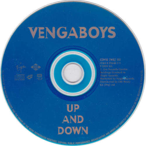 Vengaboys - Up And Down CD Single - CDVIS(WS)111