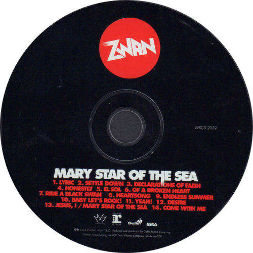 ZWAN - Mary Star Of The Sea - South African CD - WBCD2039