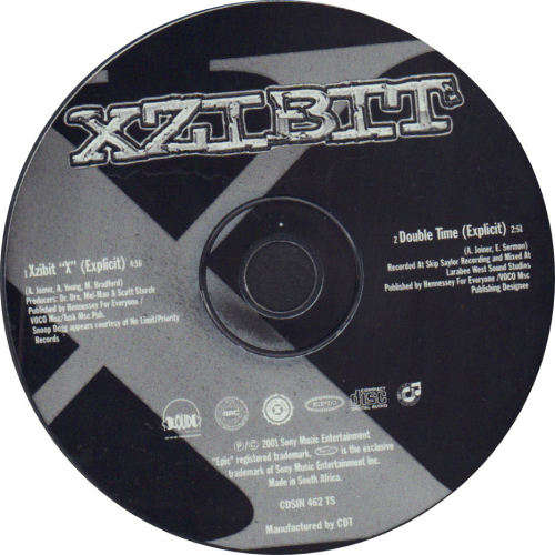 XZIBIT - X - South African CD Single - CDSIN462