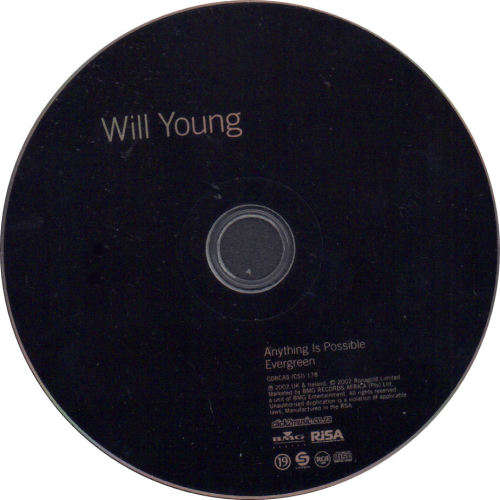 WILL YOUNG - Anything Is Possible - South African CD Single - CDRCA(CSI)178