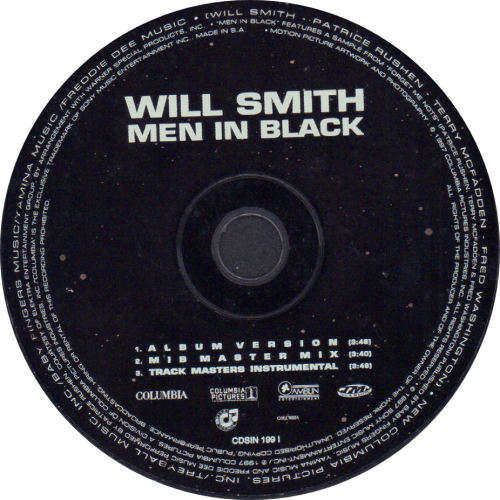 WILL SMITH - Men In Black - South African CD Single - CDSIN199