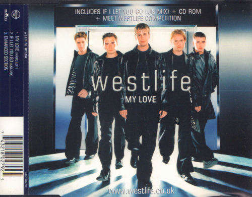 WESTLIFE - My Love - Import CD Single - 74321802792