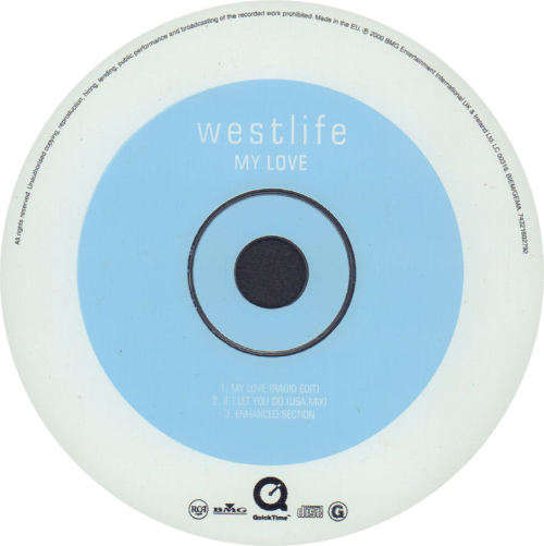 WESTLIFE - My Love - Import CD Single - 74321802792