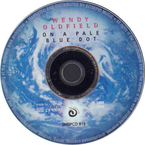 WENDY OLDFIELD - On A Pale Blue Dot - South African CD - SMSPCD819