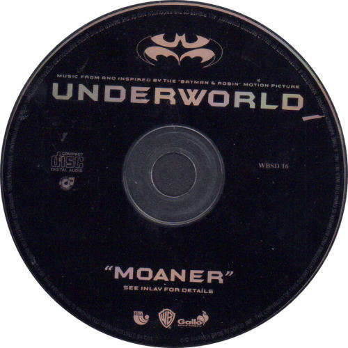 UNDERWORLD - Moaner - South African CD Single - WBSD16